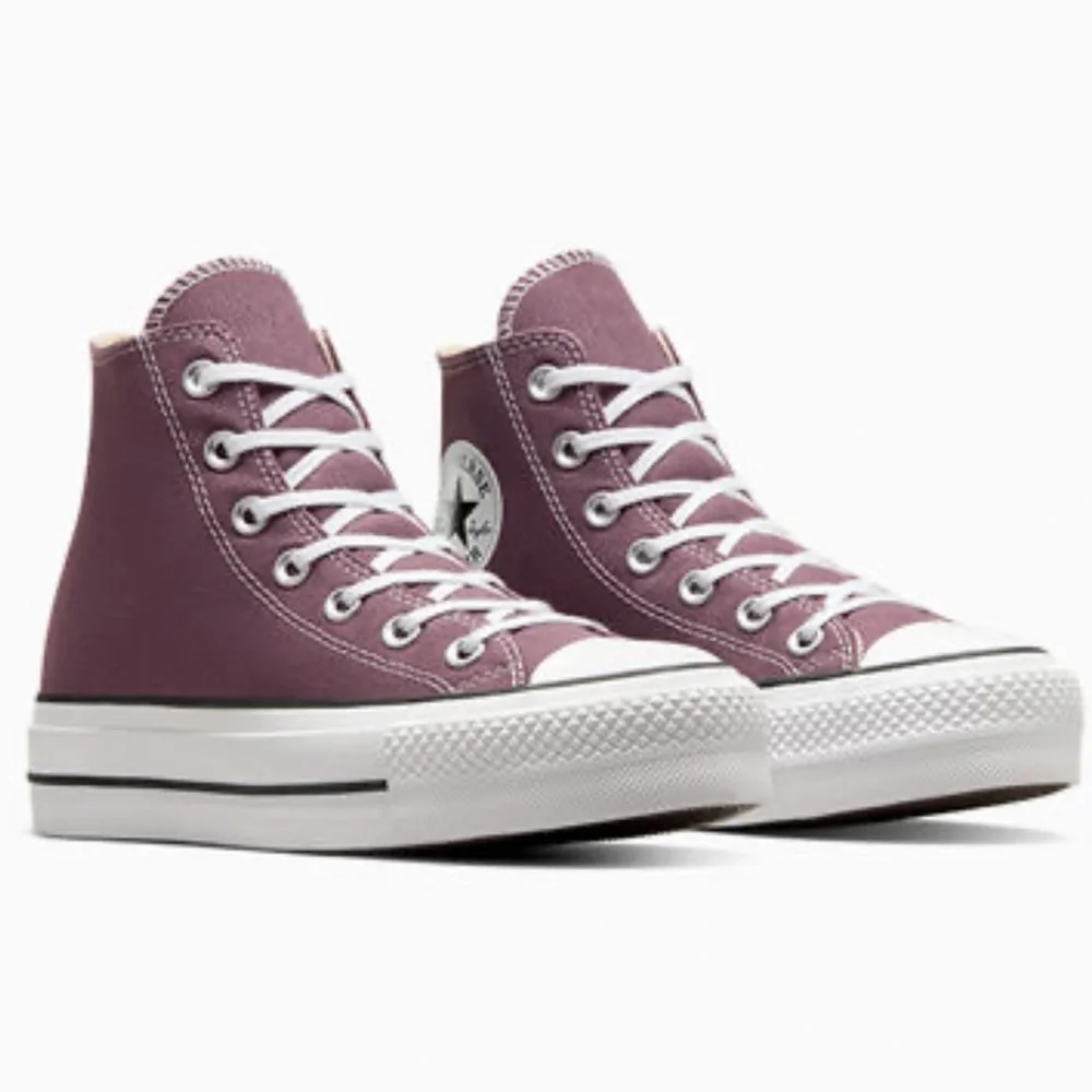 New Converse Chuck Taylor All Star Lift Platform Canvas Trail MixedNatural Ivory - Picture 2 of 14